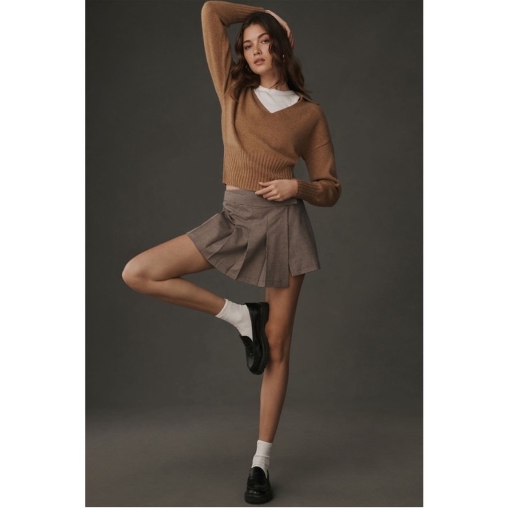 NEW Reformation Beckie Cashmere Collared Sweater - Picture 9 of 11